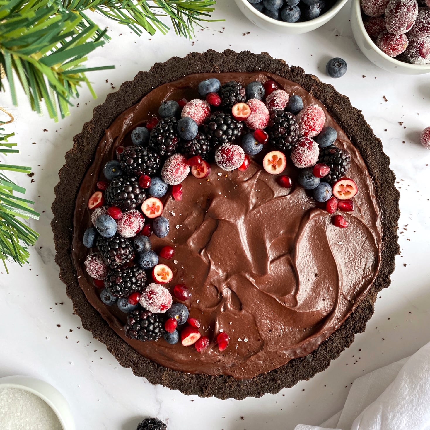 Dark Chocolate & Sea Salt Tart