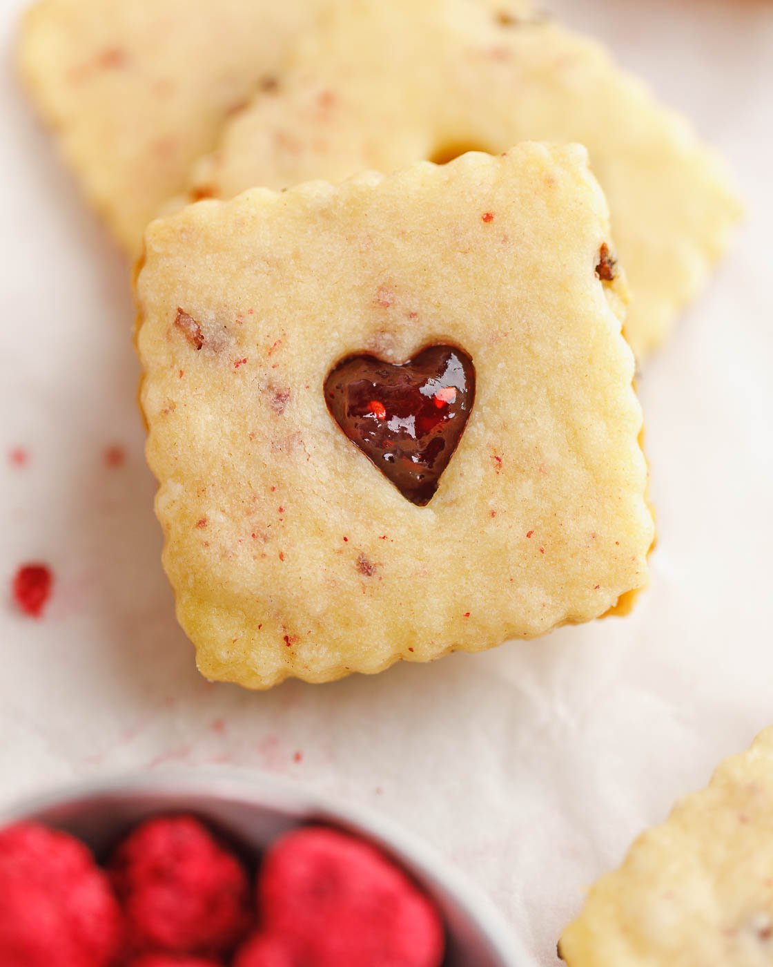 Raspberry Shortbread Cookie Recipe - Sweet Fix Baker