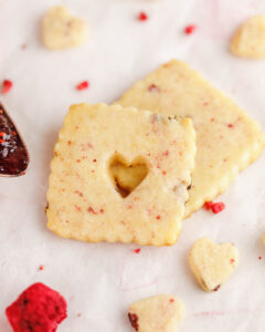 Raspberry Shortbread Cookie Recipe - Sweet Fix Baker