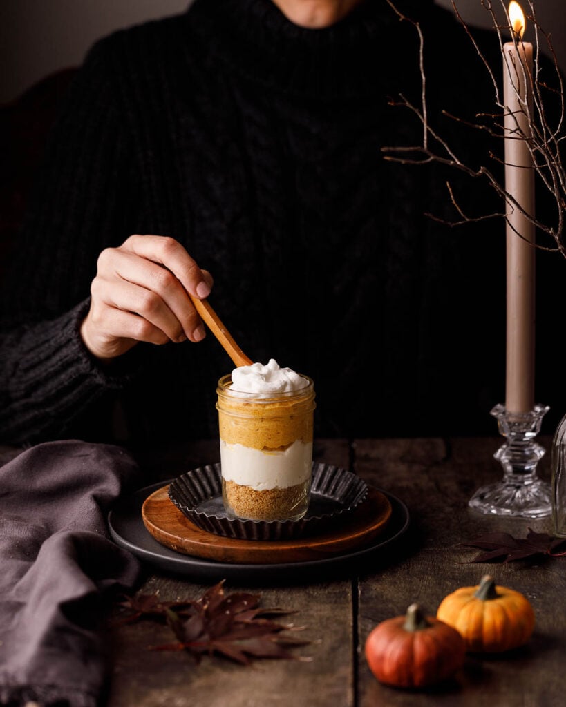 Easy Pumpkin Pie in a Cup