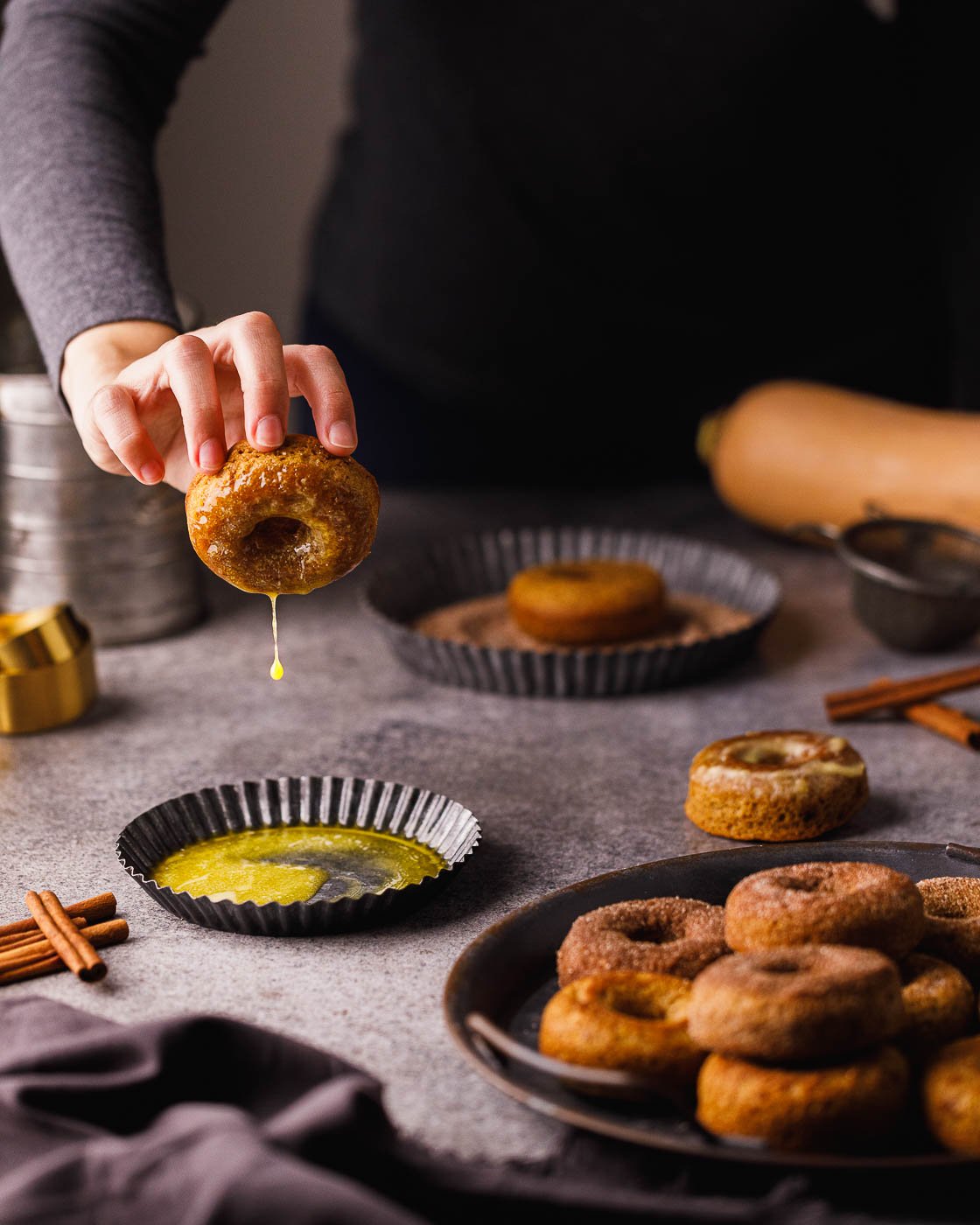 Easy Butternut Squash baked donut recipe Sweet Fix Baker