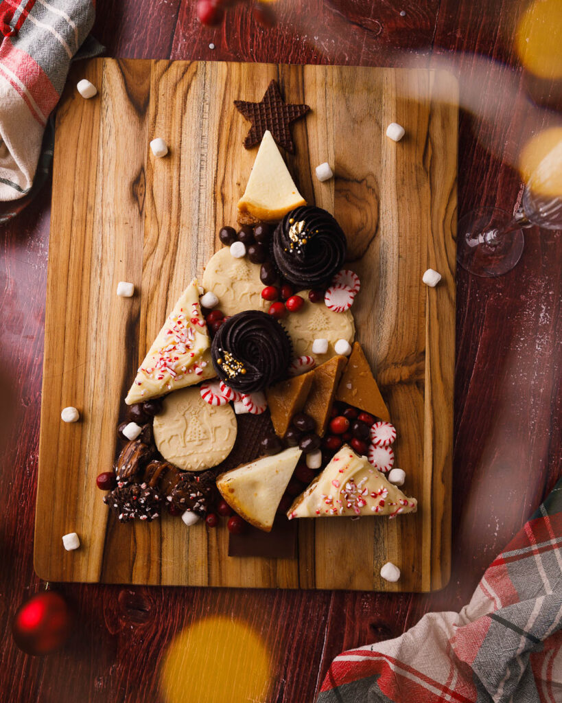 Christmas tree charcuterie board