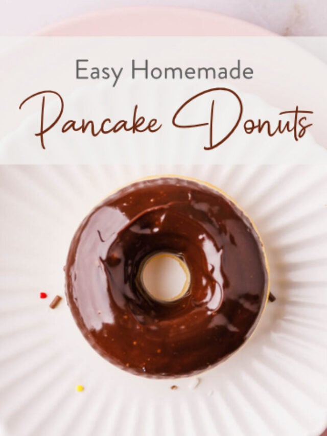 Easy Homemade Pancake Donuts (using pancake mix)