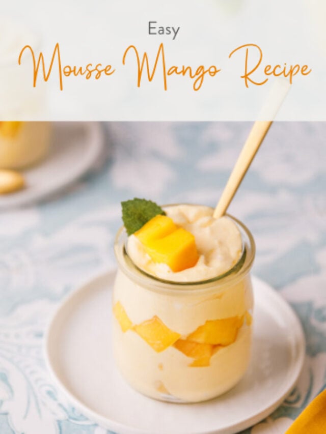 Easy Mousse Mango Recipe (with only 3 ingredients)