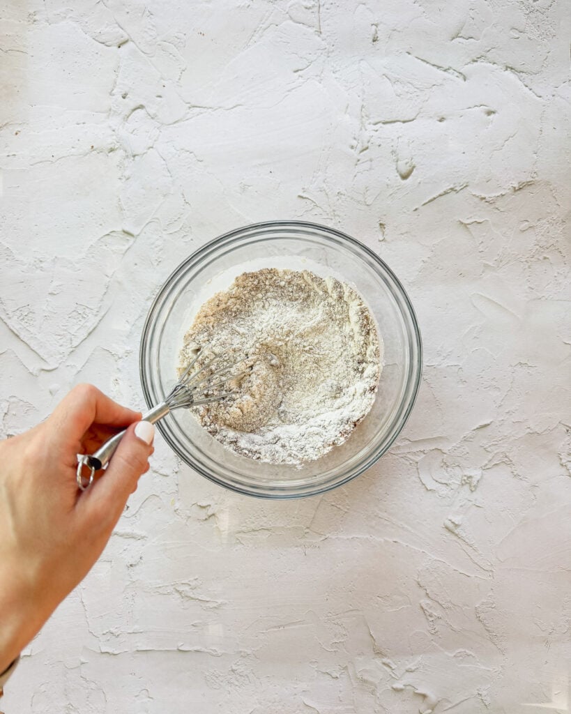 mixing dry ingredients