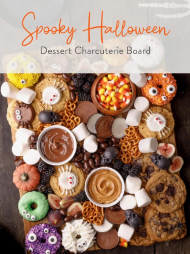 Spooky Halloween Dessert Charcuterie Board