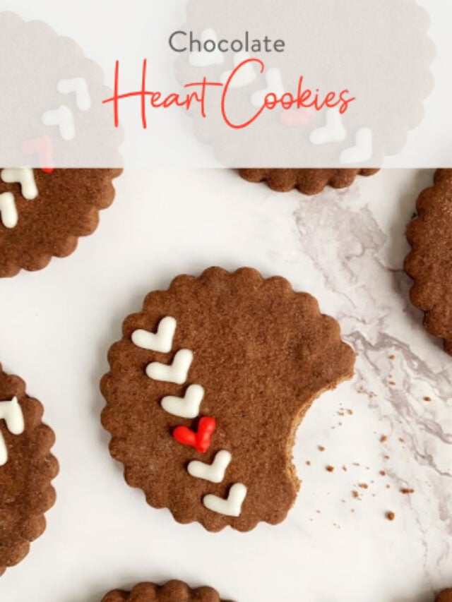 Chocolate Heart Cookies