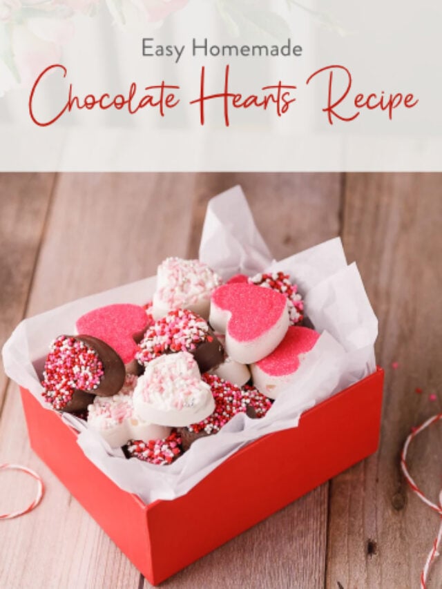 Easy Homemade Chocolate Hearts Recipe