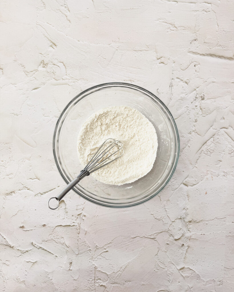 whisking dry ingredients