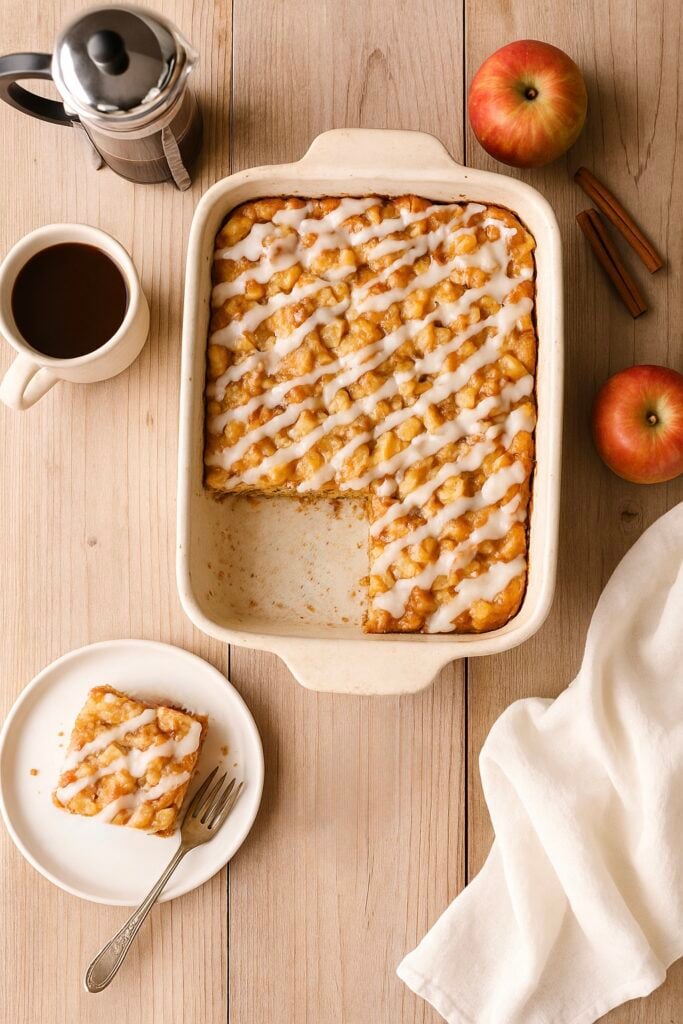 Super Easy Cinnamon Roll Apple Pie Bake Recipe