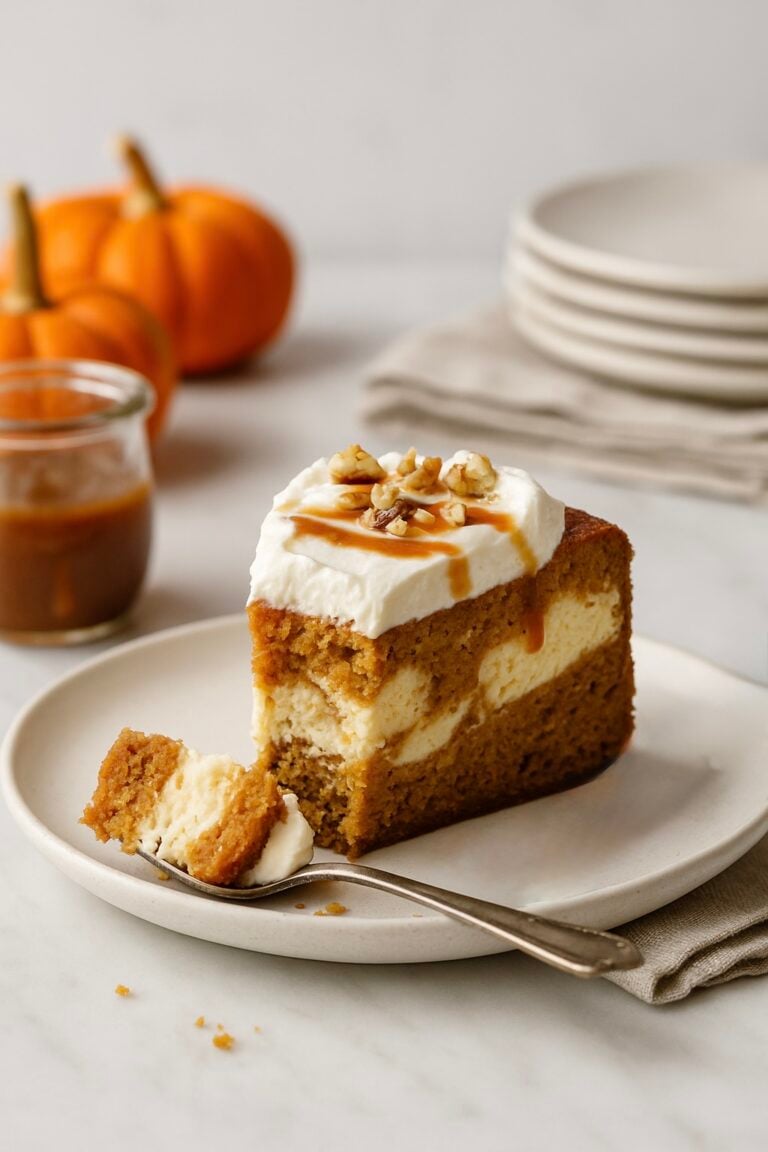 The Best Pumpkin Cake Cheesecake Recipe