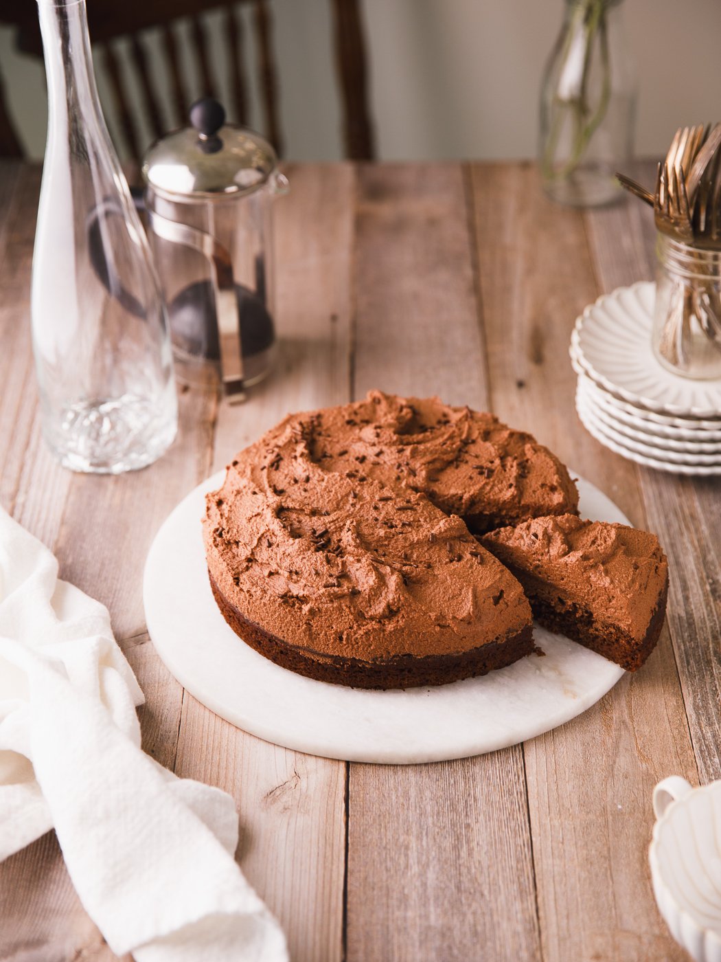 Easy Chocolate Mousse Cake Recipe