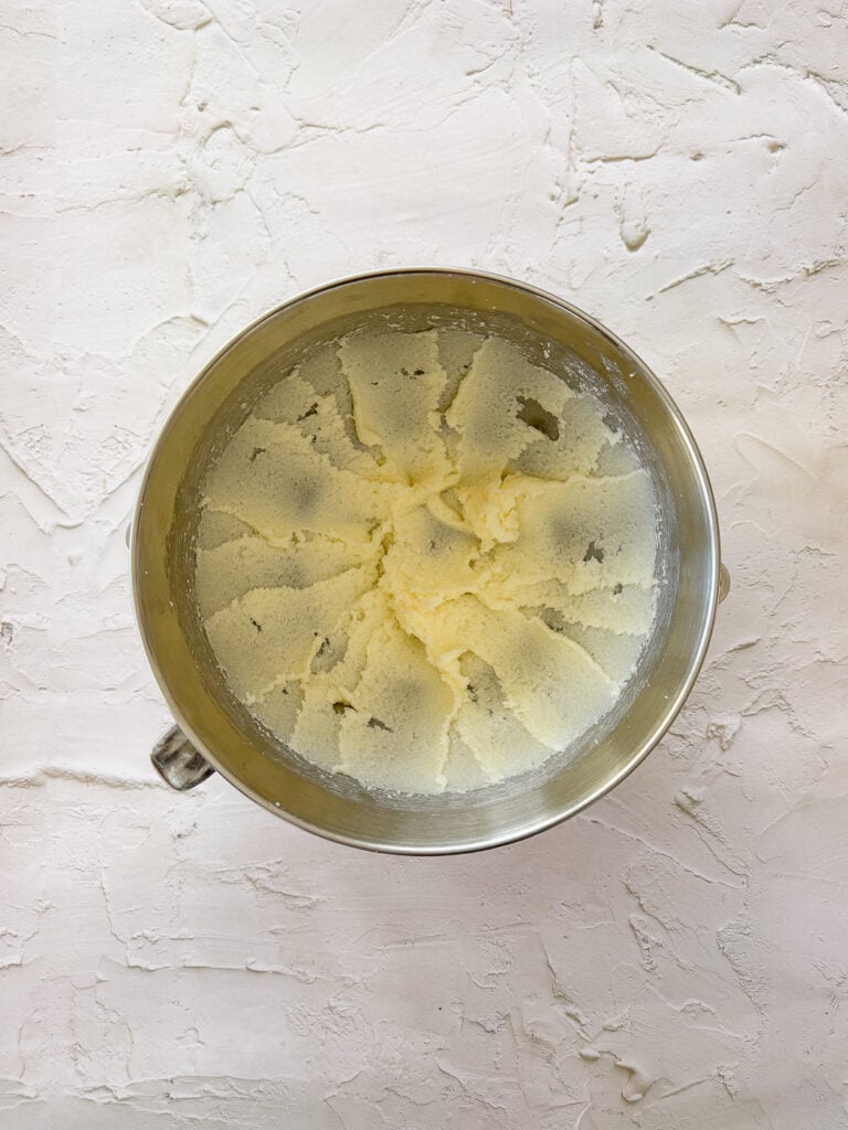 Whipped butter and sugar