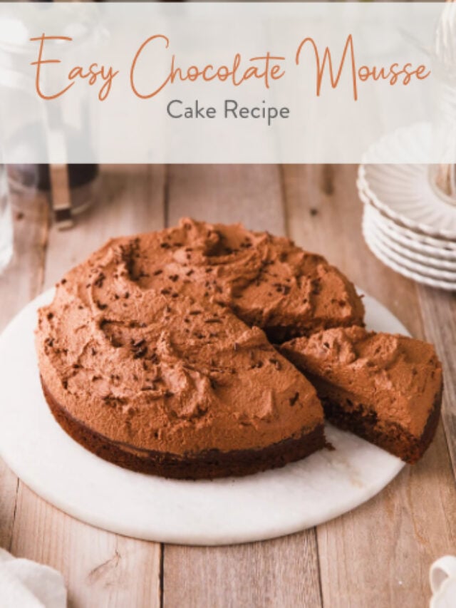 Easy Chocolate Mousse Cake Recipe