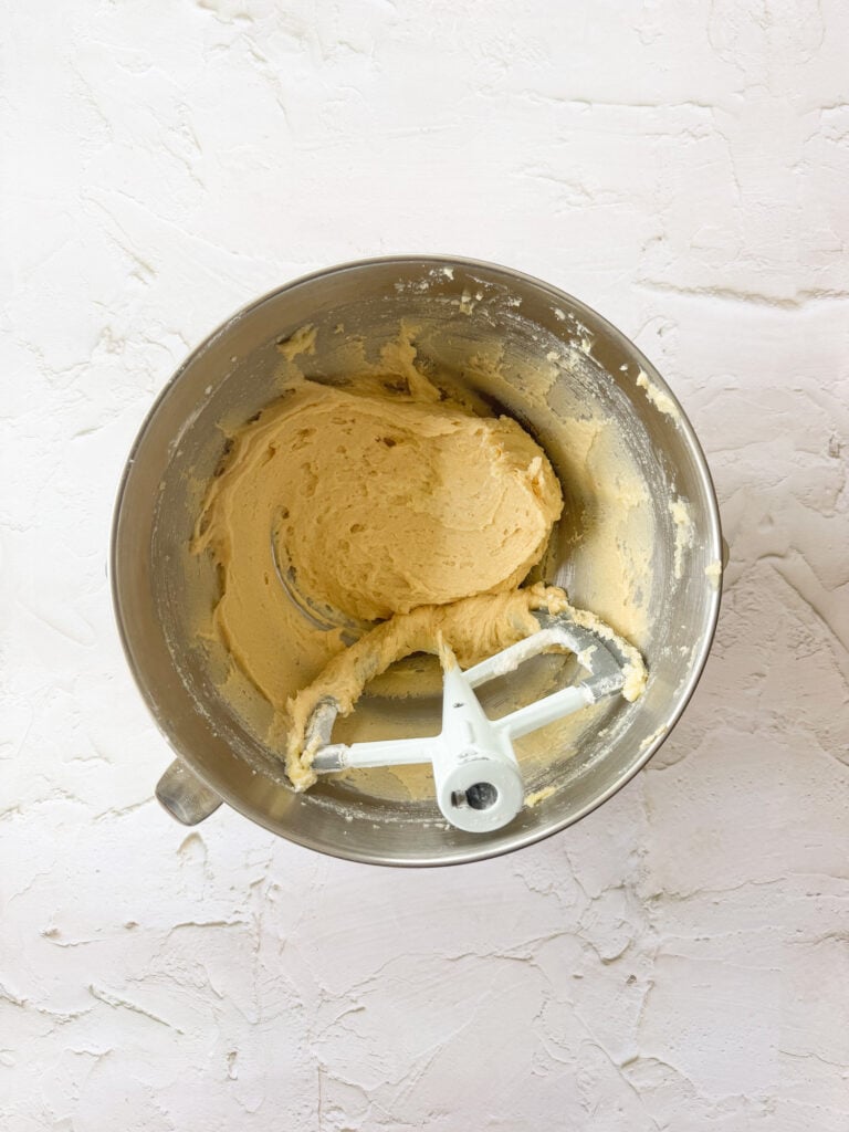 Churro cake batter ready