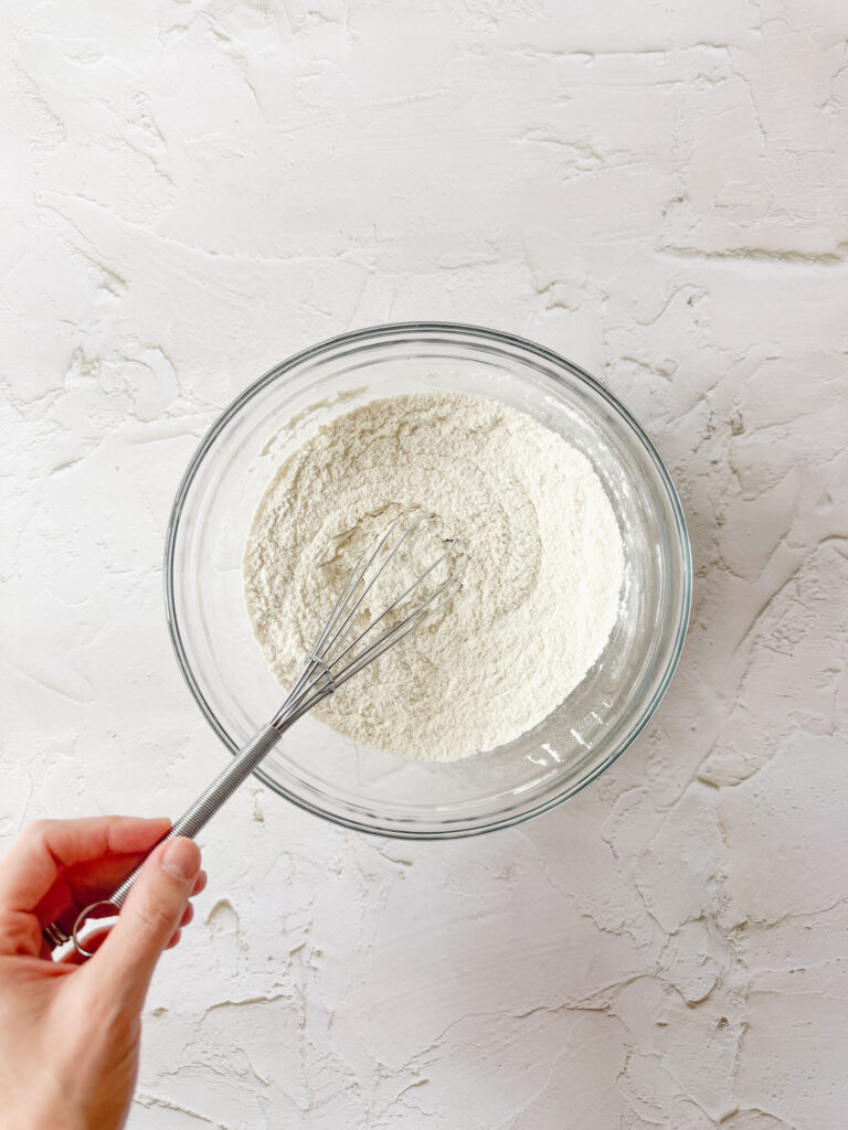 Dry ingredients mixed