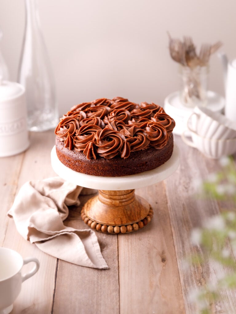 Super Moist Chocolate Cake & Chocolate Cream Cheese Frosting