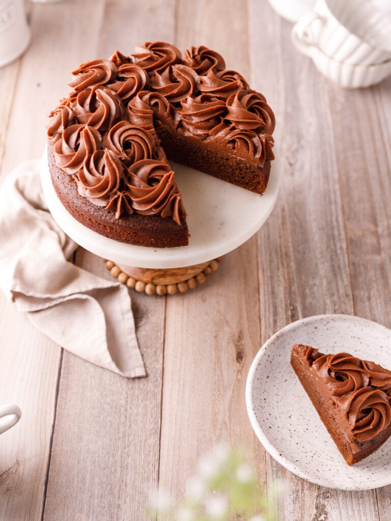 Super Moist Chocolate Cake & Chocolate Cream Cheese Frosting