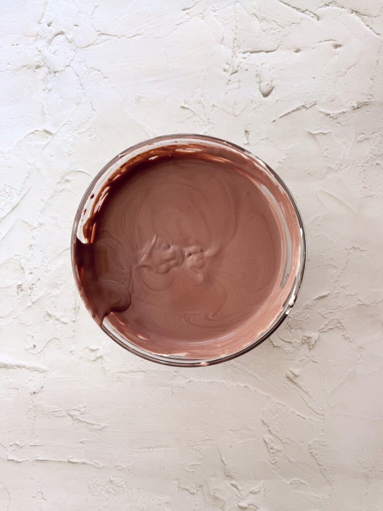 Ice cream ready to freeze