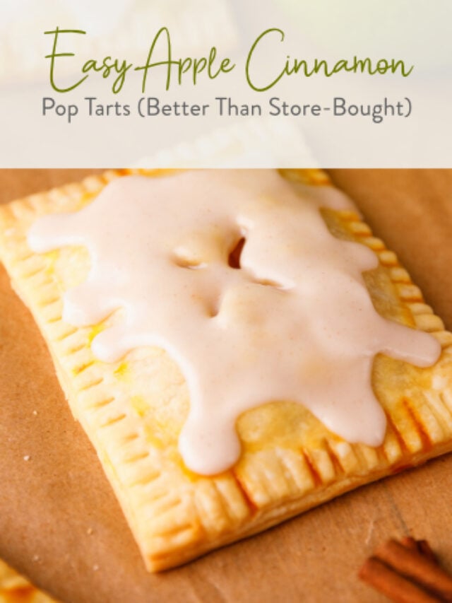 Easy Apple Cinnamon Pop Tarts (Better Than Store-Bought)