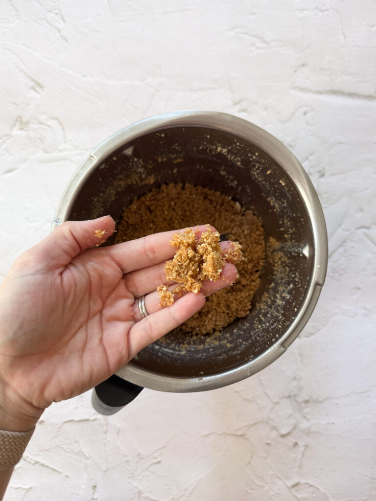 Graham cracker mix ready