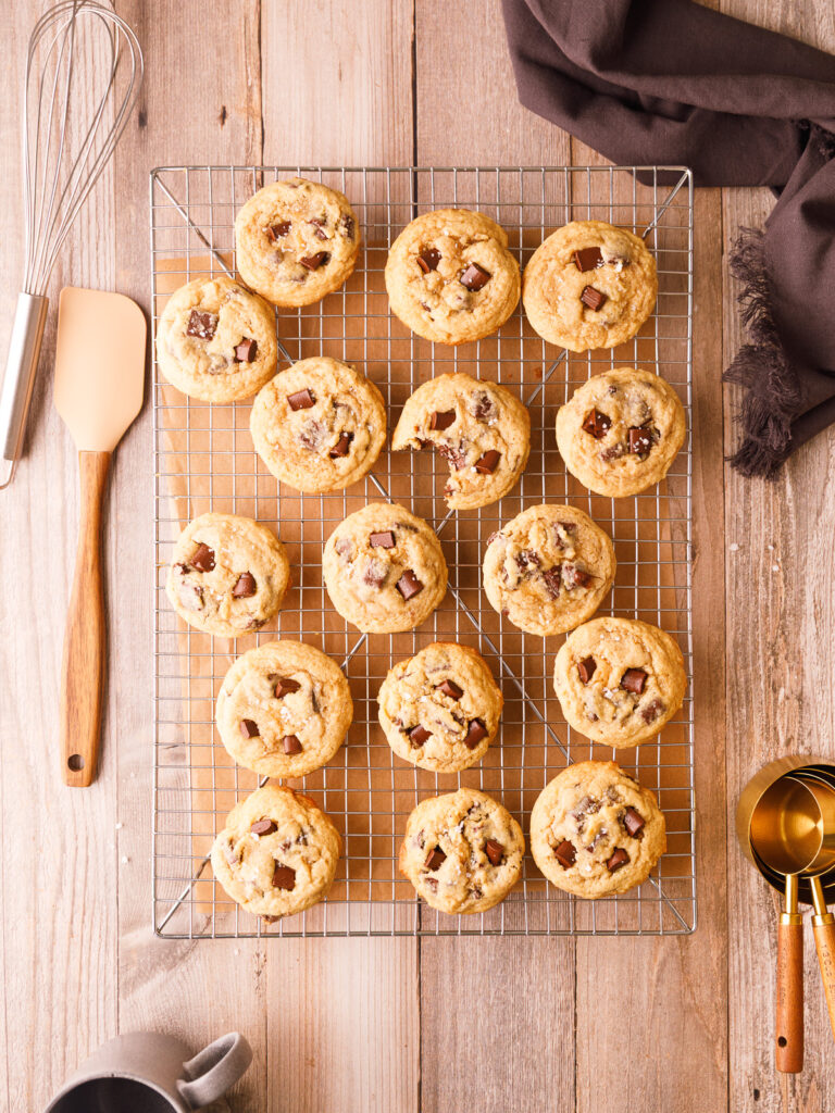 Soft Cream Cheese Chocolate Chip Cookies (Bakery-Style)