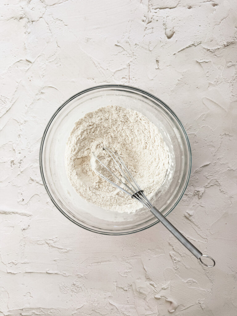 Whisked dry ingredients