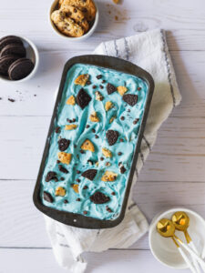 Loaded No-Churn Monster Cookie Ice Cream recipe