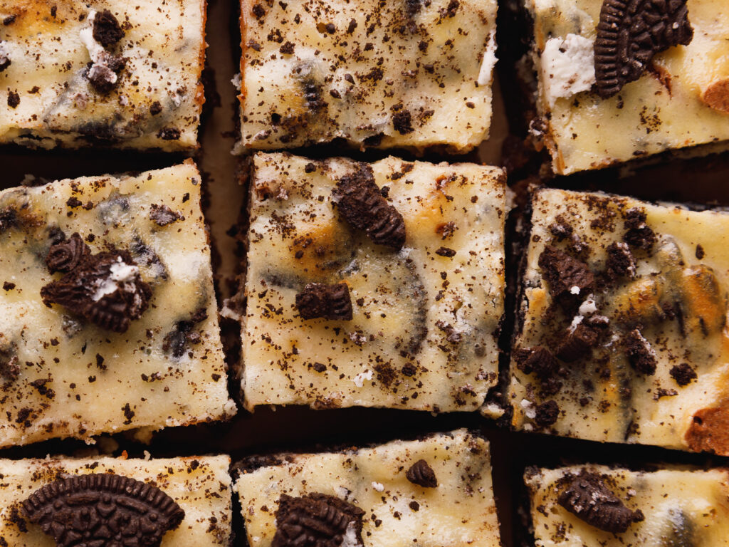 The Best Thick & Fudgy Oreo Cheesecake Brownies